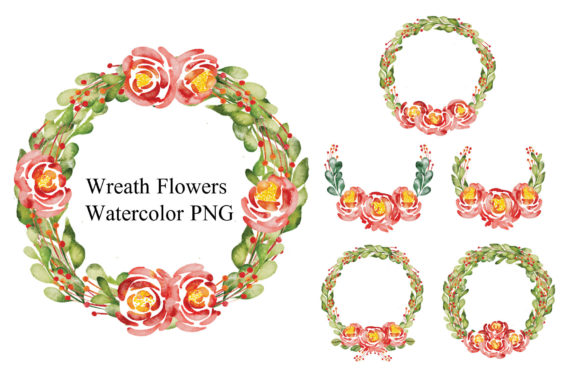 Floral Watercolor PNG for Illustrations