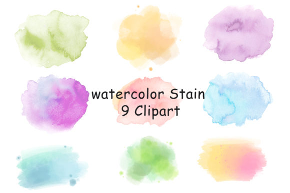Watercolor Splatters Clipart and Freebies